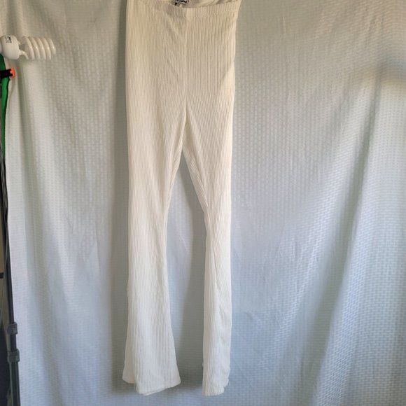 Fashion Nova Always Wining Fringe Pant Set - Size: 1X, Color: Ivory - Picture 9 of 12